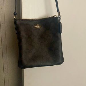 Authentic Brown Coach Crossbody with Wallet